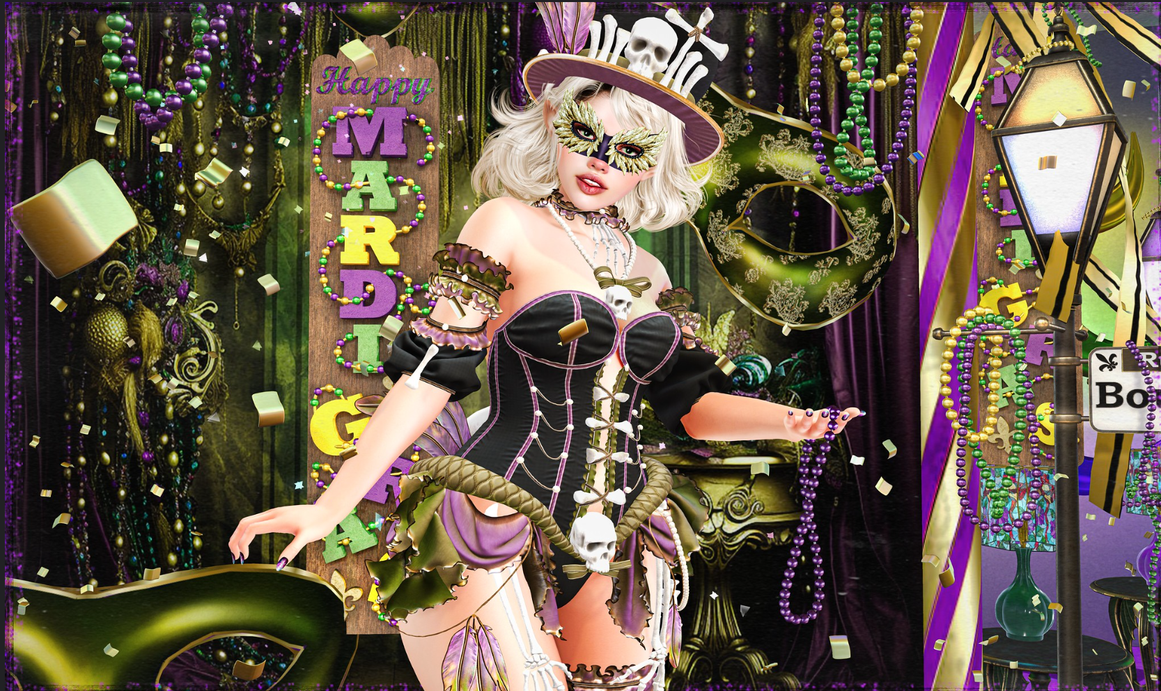 Masquerade Magic: A Royal Mardi Gras Celebration