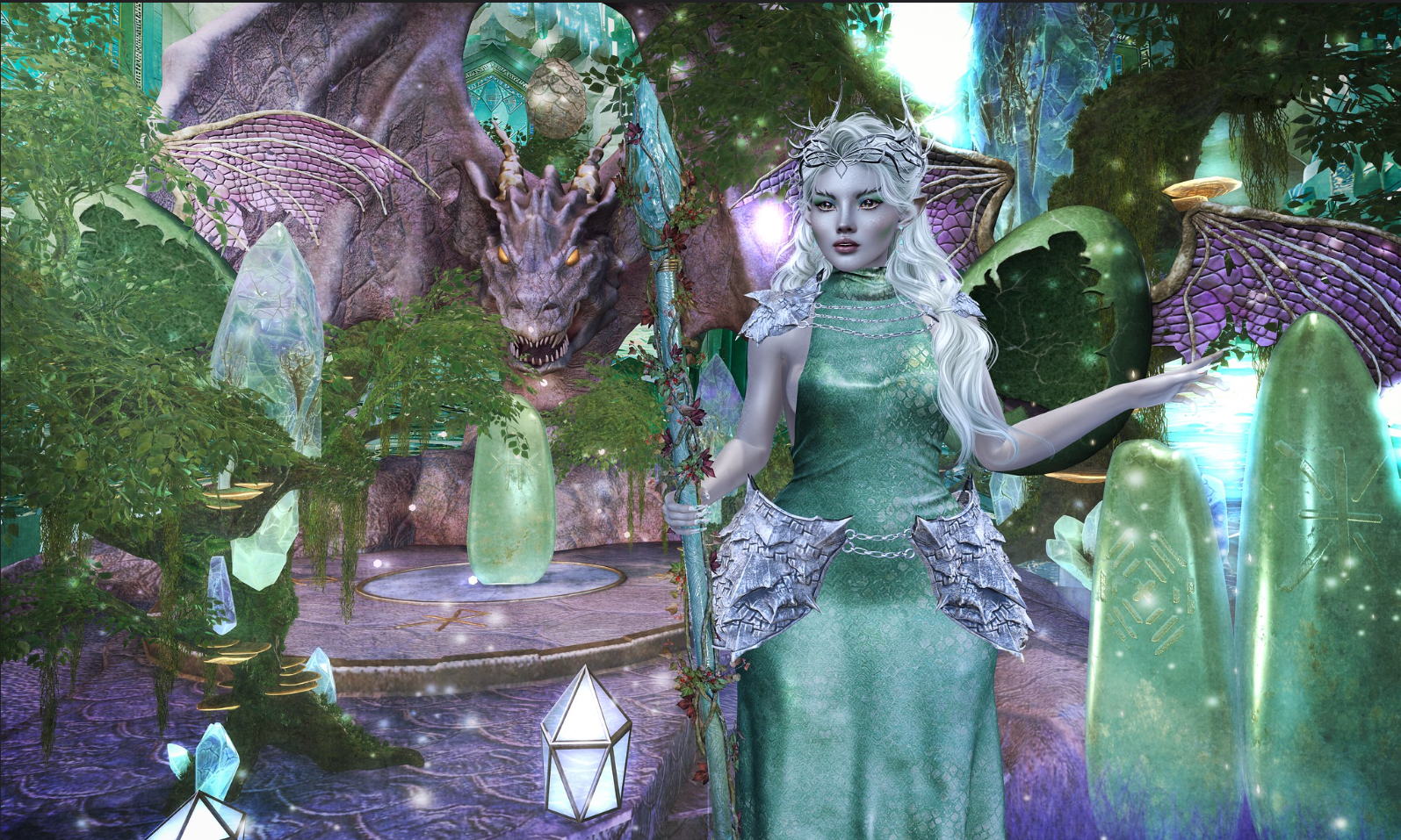 Throne of the Emerald Wyrm