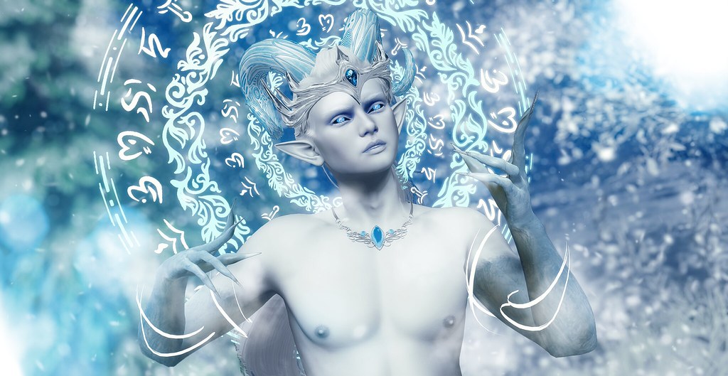 In the hush of eternal frost, moonlight becomes her crown, and winter itself bends to her magic.