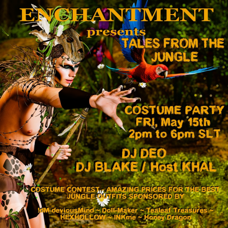 Jungle Glam and Wild Rhythms at Enchantment’s Costume Party ~ Enchantment